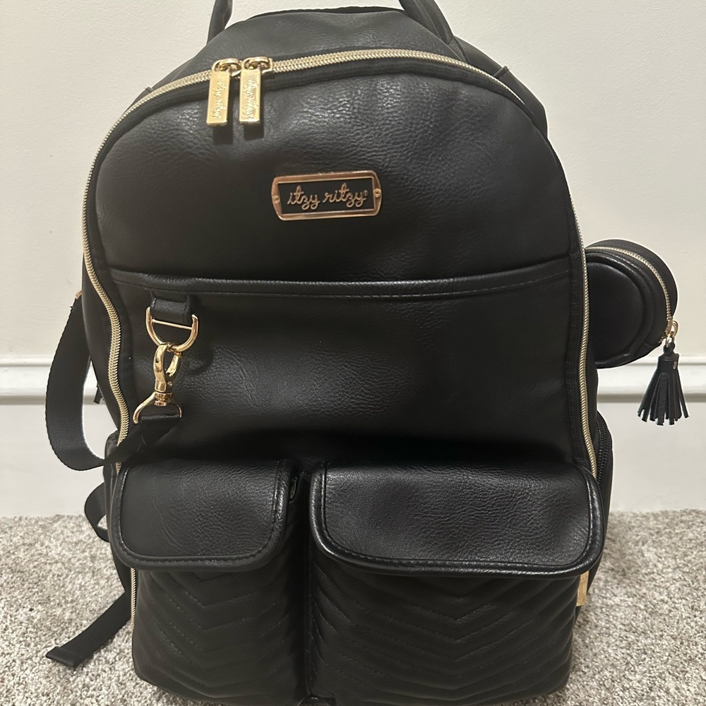 Itzy Ritzy Boss Backpack Diaper Bag - Black